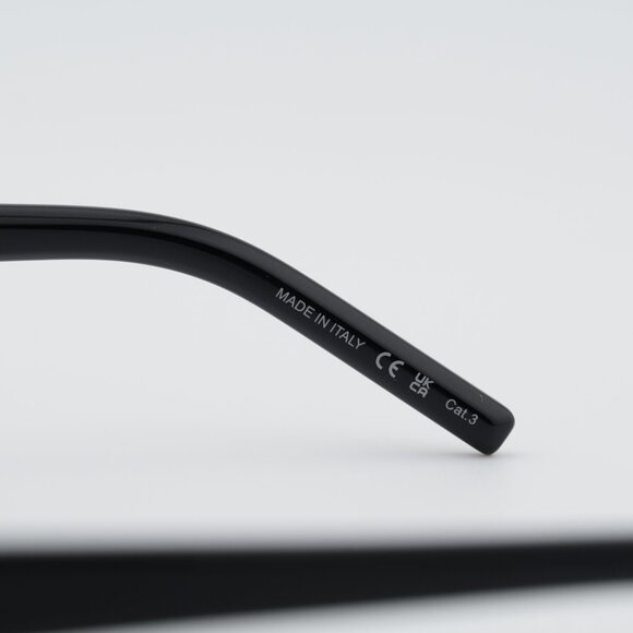 Saint Laurent SL 594 008 Sunglasses Black Oval Frame, Black Lenses main image 6